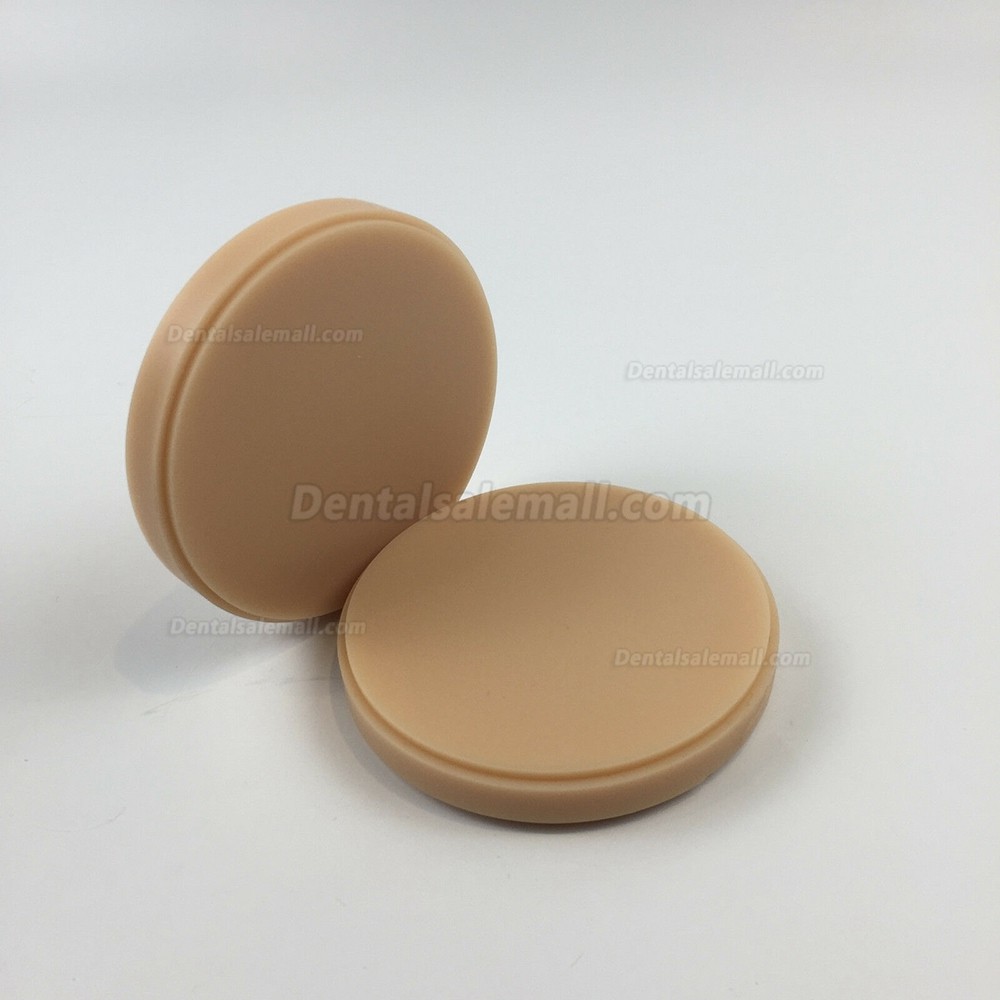 10 PCS Dental Wax Disc Block For Wieland CAD/CAM Milling System 98 *14mm Beige