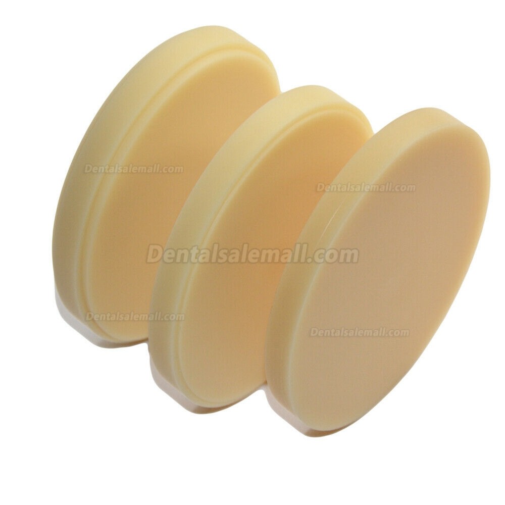 5PCS Dental PMMA Blocks with A0/A1/A2/A3 Color Dental Materials