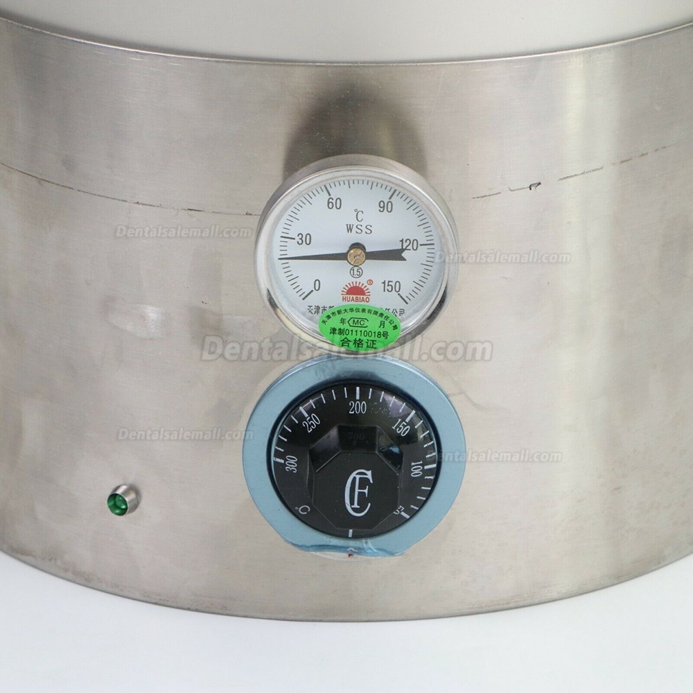 1800W Dental Lab Labortory Steam Autoclave Sterilizer High Pressure Sterilization Pot