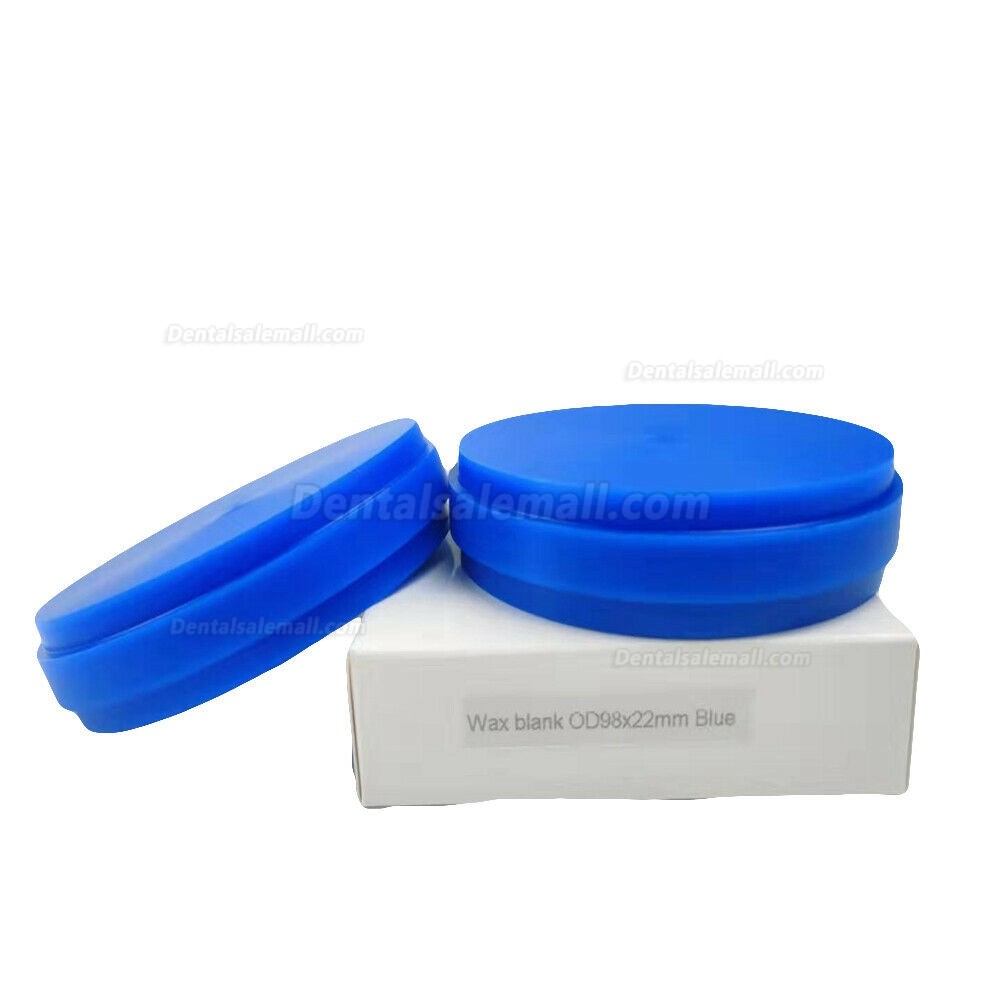 10 Pcs Dental Wax Disc Block For Wieland CAD/CAM Milling System 98 *10mm / 98 *22mm