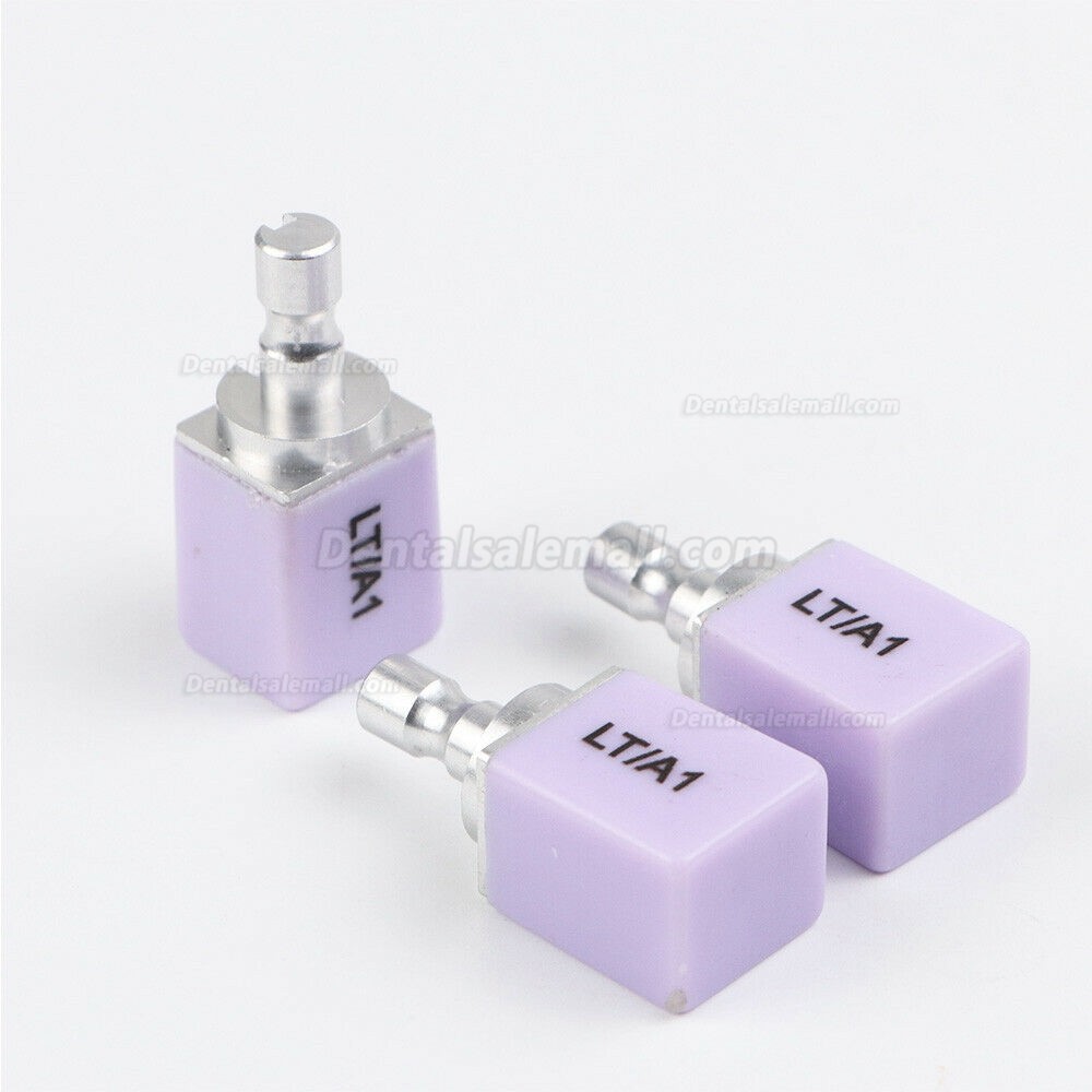 5Pcs C14 HT/LT Dental Lithium Dislicate Blocks E-max Cad Cam For Sirona Cerec