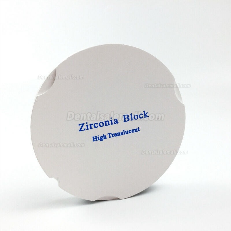 Dental Zirconia Ceramic Blocks Material For ZirkonZahn System OD95mm ST/HT