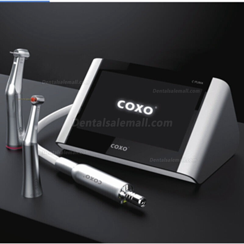 YUSENDENT COXO C PUMA Master Dental Electric Endo Motor with 6:1 & 1:5 Contra Angle Handpiece