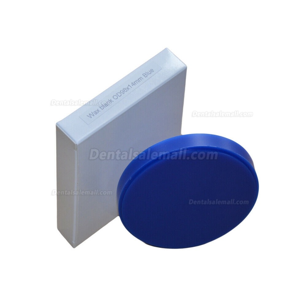 10Pcs Dental Lab Material OD98*14mm Wieland System CADCAM Dental Wax Disc Block