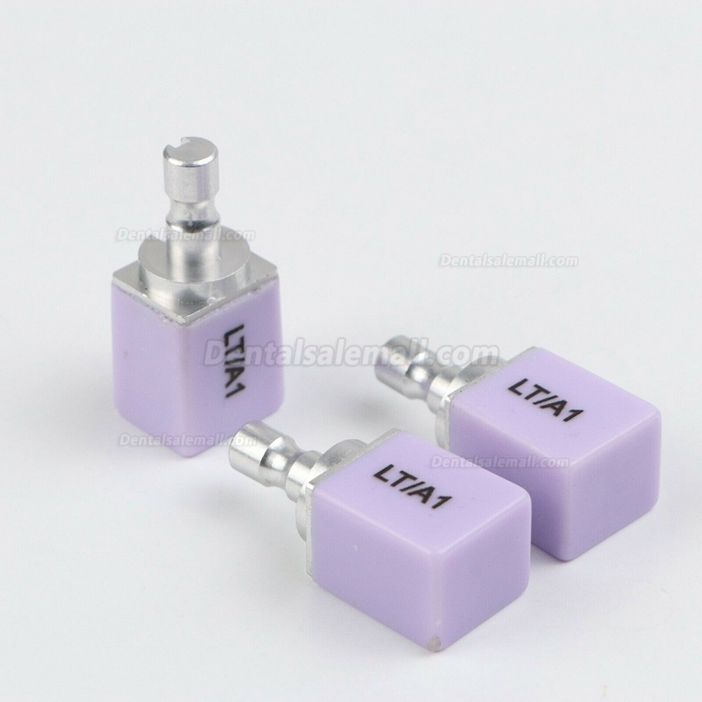 10Pcs C14 HT/LT Dental Lithium Dislicate Blocks E-max cad cam For Sirona Cerec