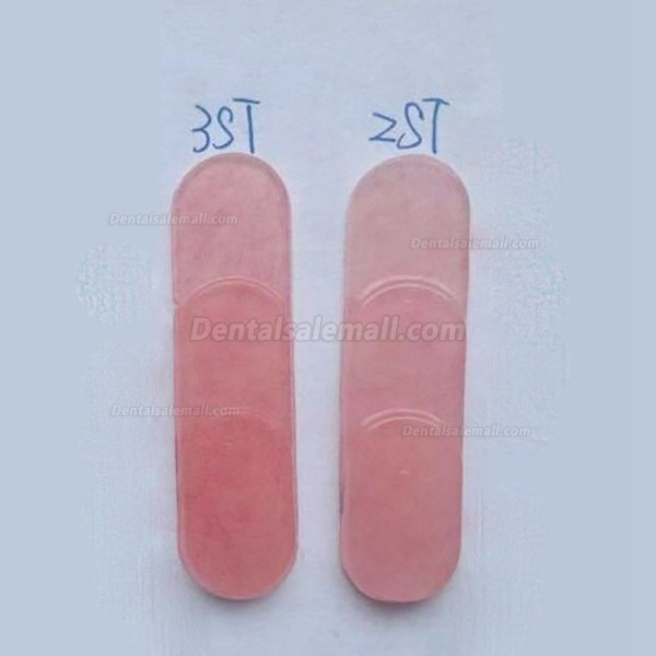 5 Pcs Dental Lab Material Wieland System Pink PMMA Blocks Disk with Bloodshot