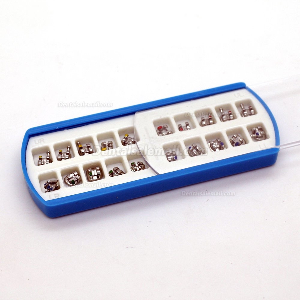 10 Boxes Dental Orthodontic MIM Metal Bracket Mini MBT 022 345W/H 5-5