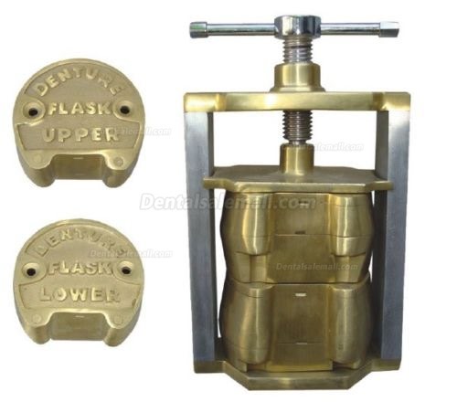 Dental Lab Laboratory Upper Lower Denture Flask Set