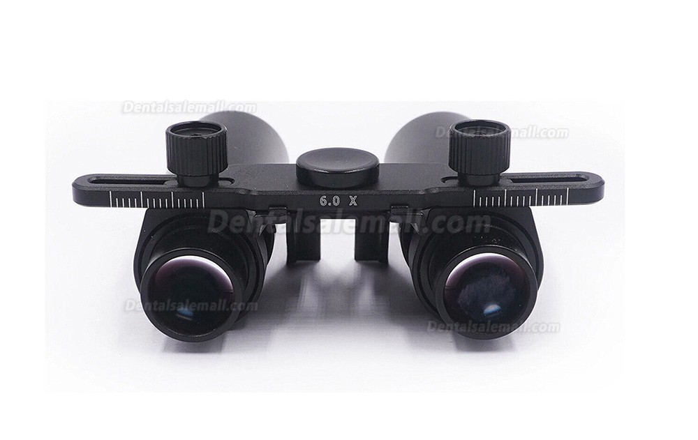 5X / 6X Dental Medical Binocular Loupe Magnifier Headband 5W LED Headlight Head Light