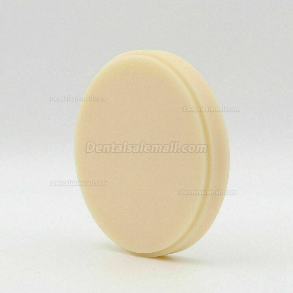 5 PCS Dental Lab CAD CAM PMMA Blocks Disk Material Fit Wieland System OD98*18mm