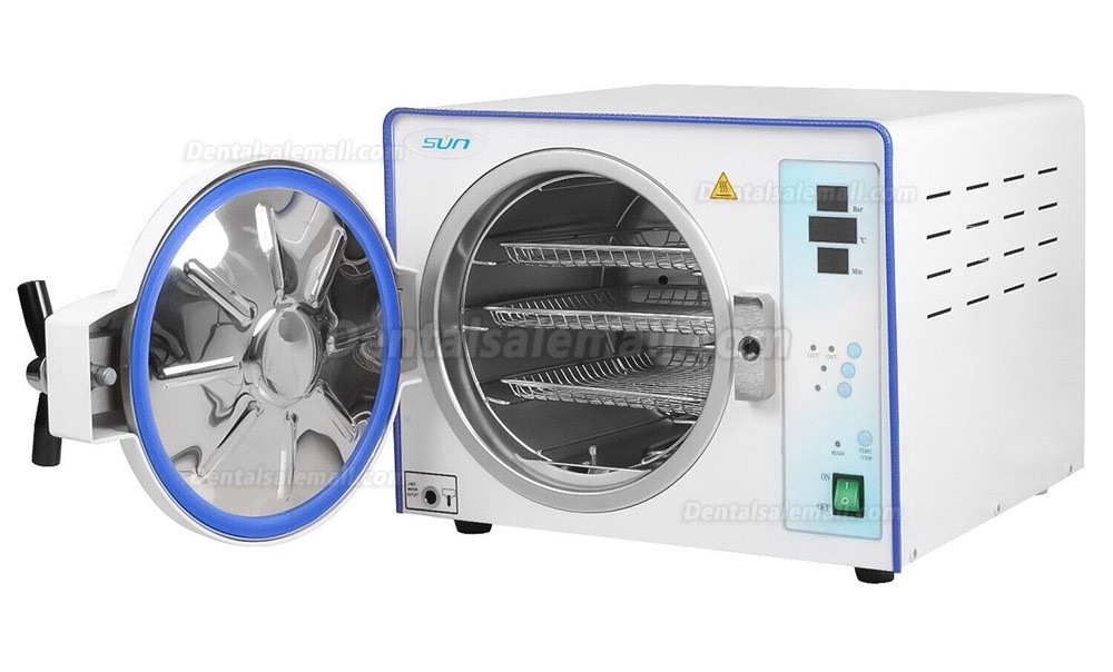 18L / 23L Sun Dental Autoclave Steam Sterilizer Class N High Temperature High Pressure