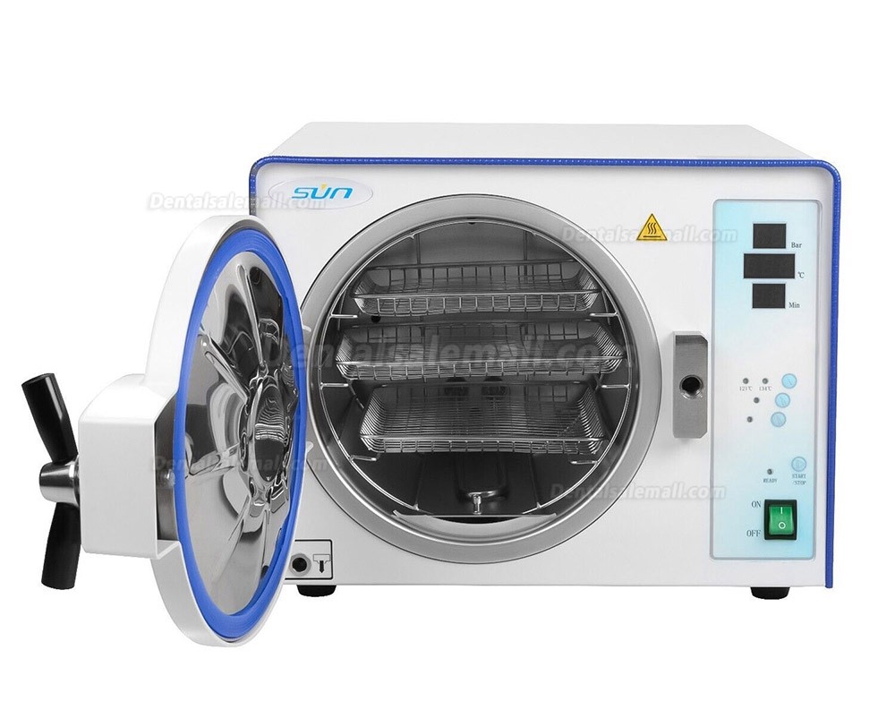 18L / 23L Sun Dental Autoclave Steam Sterilizer Class N High Temperature High Pressure