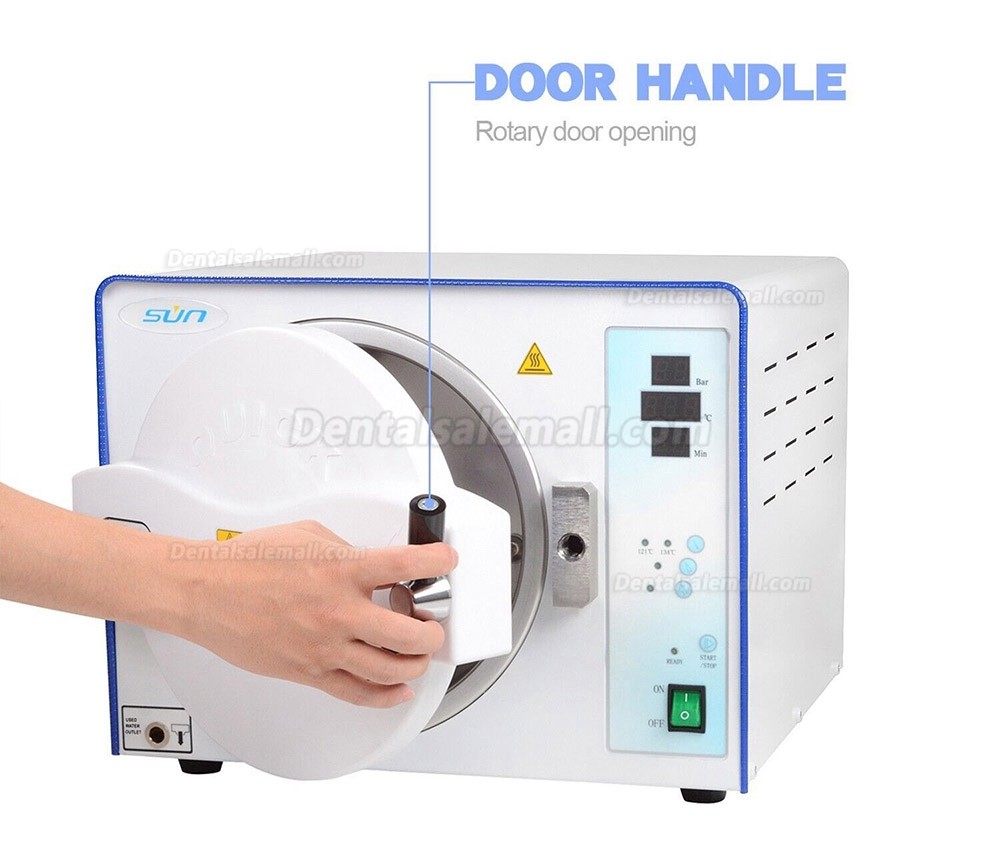 18L / 23L Sun Dental Autoclave Steam Sterilizer Class N High Temperature High Pressure