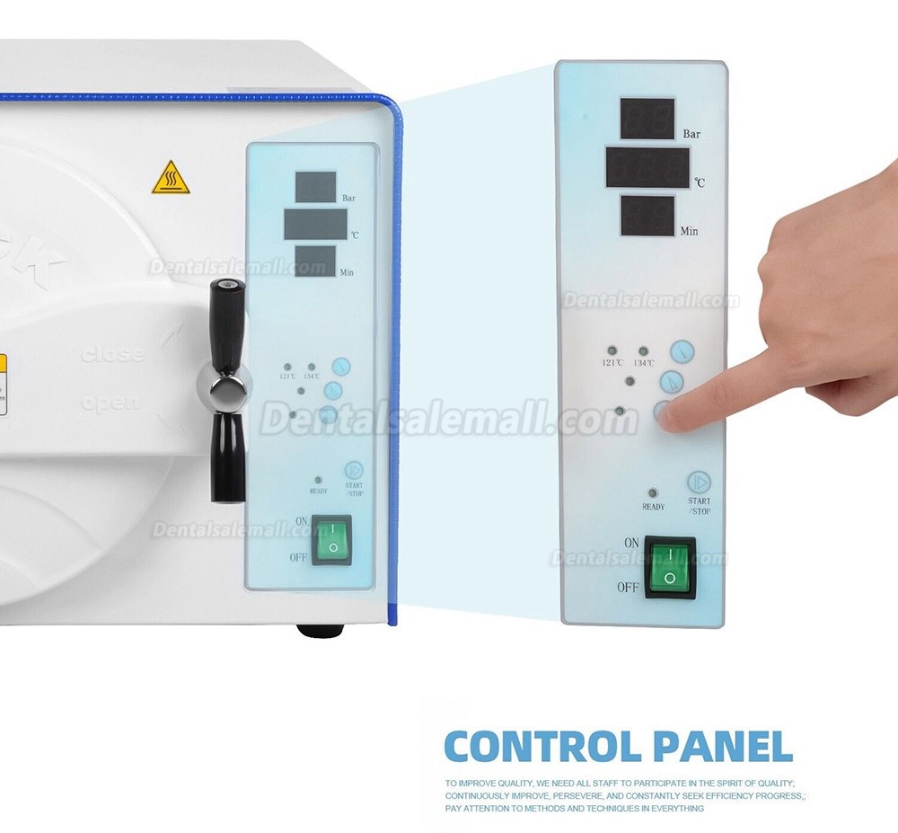 18L / 23L Sun Dental Autoclave Steam Sterilizer Class N High Temperature High Pressure