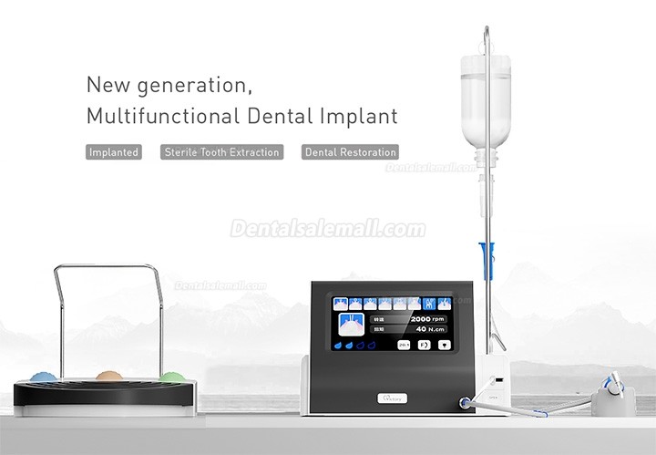 Upgraded Victory Dental Implant Motor System with 20:1 Contra Angle Fiber Optic Handpiece