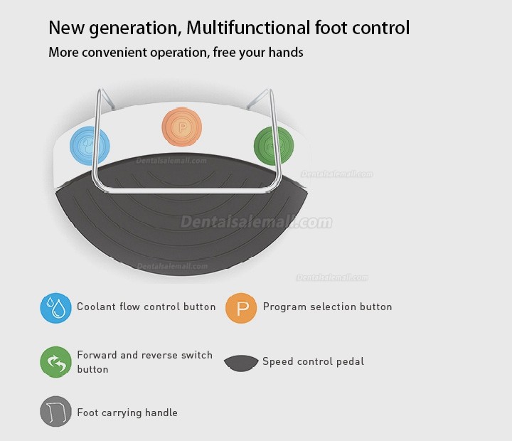 Upgraded Victory Dental Implant Motor System with 20:1 Contra Angle Fiber Optic Handpiece