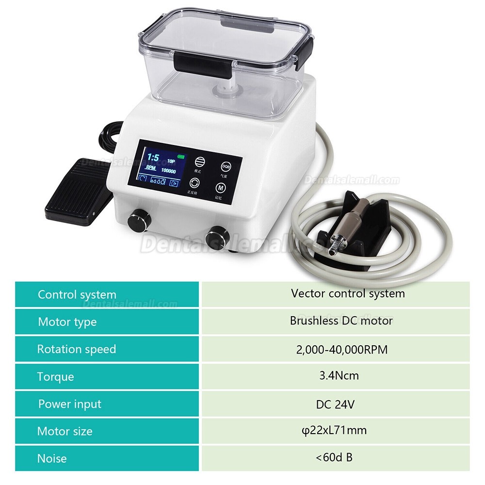 Portable Brushless Dental Electric Micro Motor with Automatic Water Supply Bottle