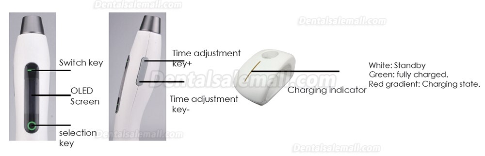 Dental Wireless LED LAMP Cordless Curing Light Xlite 4 2000mW/cm2